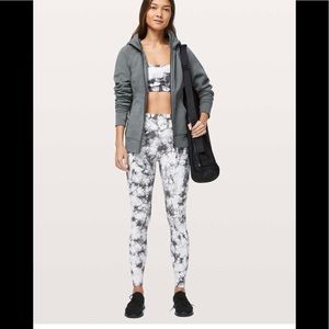 Lululemon Wunder UnderHigh Rise Tight *Dual Shibori Antique White/ Baltic Grey 4